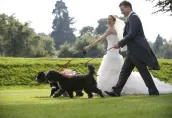 Couple and Dog shot
